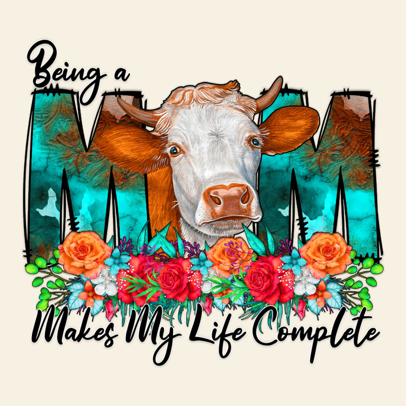 Being A Mom Makes My Life Complete Vintage Tee by CowCowDesign | Teevron