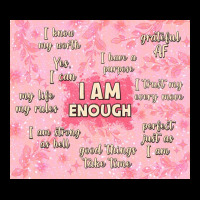 I Am Enough With Glitter Premium Tee | Teevron