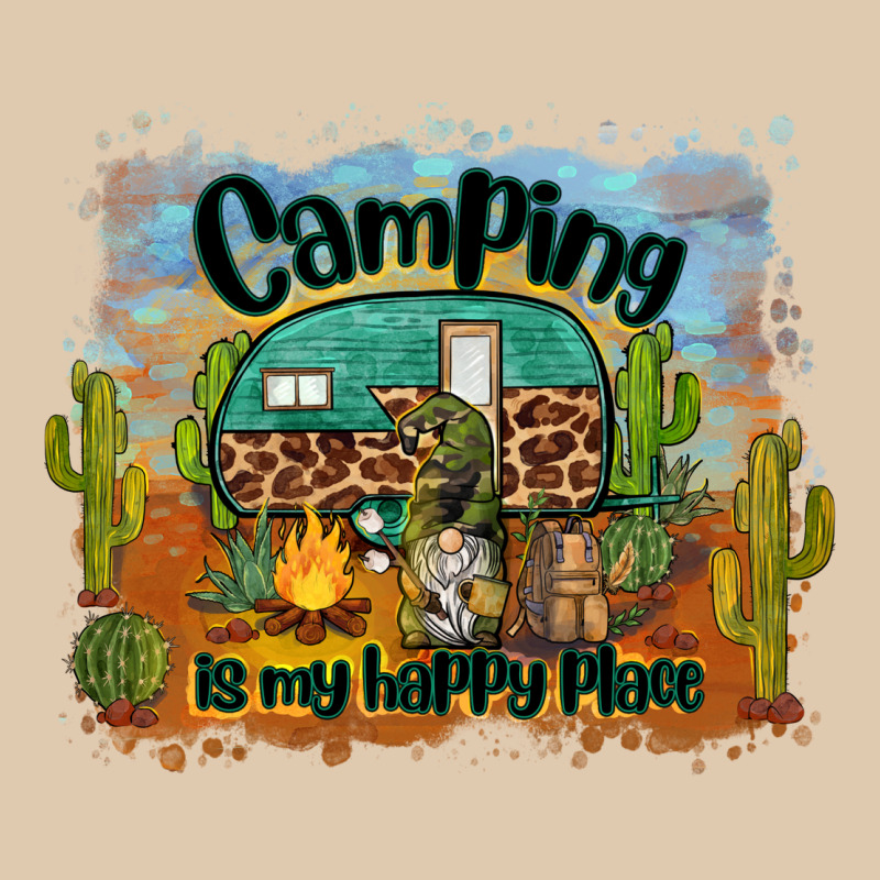 Camping Is My Happy Place Heavyweight Sweatshirt by BarkalooDesign | Teevron