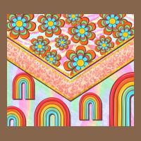 Hippie Rainbow And Daisy Premium Tee | Teevron
