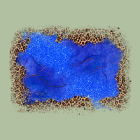 Gemstone Blue Leopard Background Urban Hoodie | Teevron
