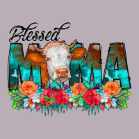 Blessed Mama Flowers Cow Vintage Tee | Teevron