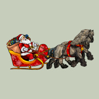 Santa Riding His Sleigh With Gifts Ladies Tee | Teevron