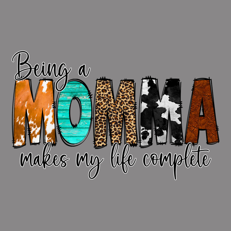 Being A Momma Makes My Life Complete Vintage Tee by CowCowDesign | Teevron