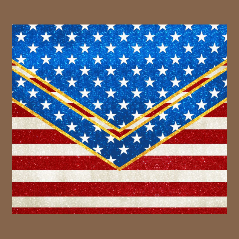 Glitter American Flag Premium Tee by TumblerDesignByShophia | Teevron