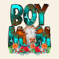 Boy Mom Flowers Cow Vintage Tee | Teevron