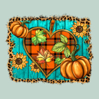 Fall Pumpkins And Sunflowers Heart Zipper Hoodie | Teevron