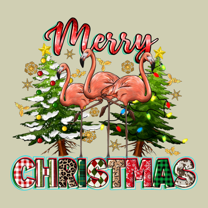 Merry Christmas Flamingo Heavy Core Tee by texasbilliewilder | Teevron