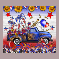 Fourth Of July Truck American Flag Vintage Hoodie | Teevron