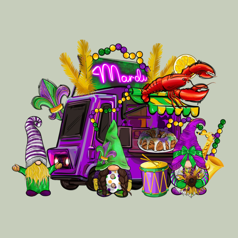 Mardi Gras Gnome Truck Classic Tee by CowGirlArtShop | Teevron