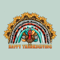 Happy Thanksgiving Rainbow Zipper Hoodie | Teevron