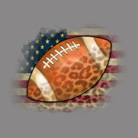 American Flag Football Leopard Vintage Tee | Teevron