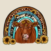 Red Angus Rainbow Urban Hoodie | Teevron