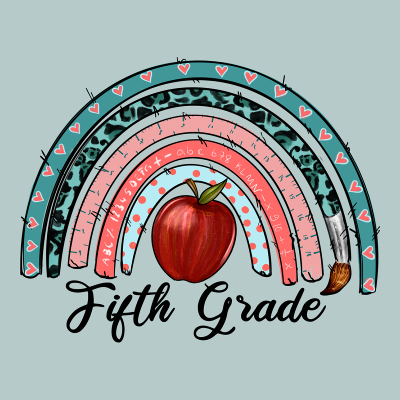 Fifth Grade Rainbow Heavy Core Tee by RanaPortraitStore | Teevron