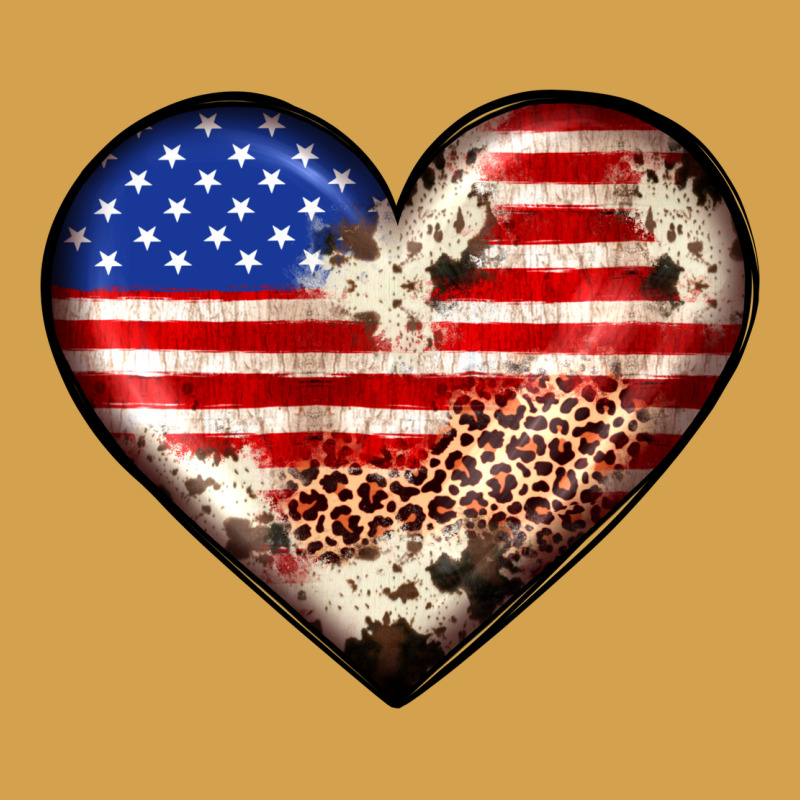 Western Usa Flag Heart Urban Hoodie by JahusDesignShop | Teevron