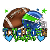 Touchdown season American football green and blue | Teevron