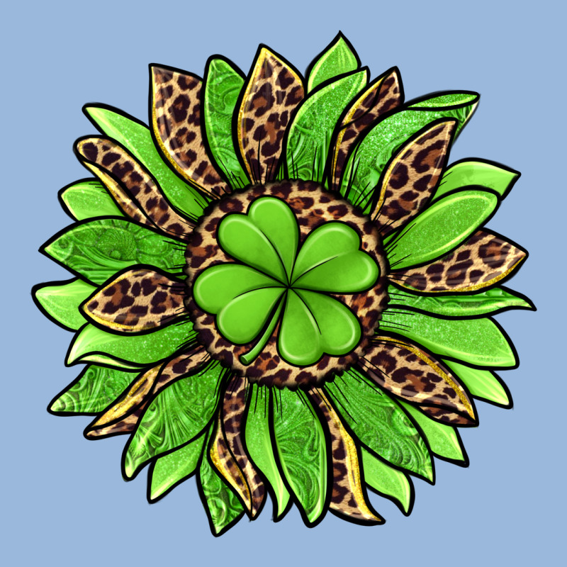 Lucky Leopard St Patricks Sunflower Premium Hoodie by Jasminsmagicworld | Teevron