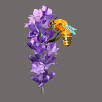 Honey Bee With Lavender Fa Element Urban Heavy Tee | Teevron