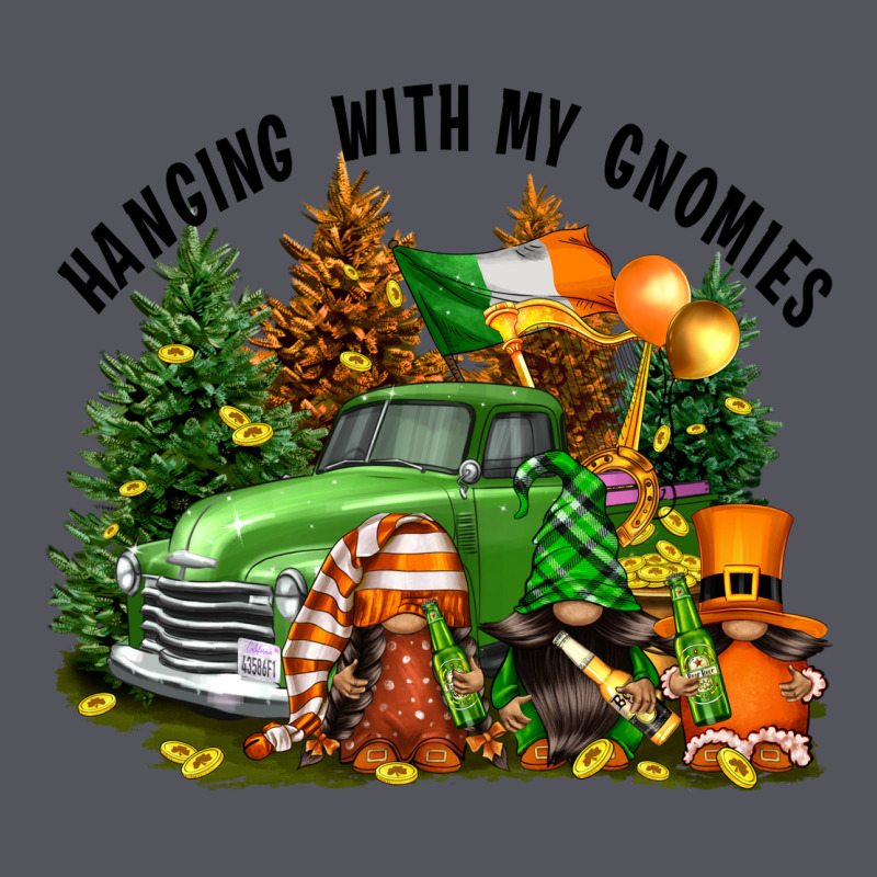 St. Patricks Day Hanging With My Gnomies Vintage Hoodie by FaDigitalArtStudio | Teevron
