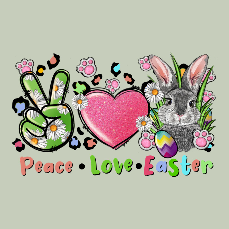Peace Love Easter Bunny Long Sleeve Tee by FaDigitalArtStudio | Teevron