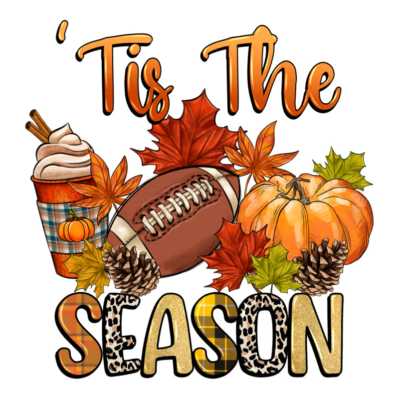 Tis The Season Football Ladies Tee by CowGirlArtShop | Teevron