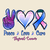 Peace Love Cure Thyroid Cancer Premium Tee | Teevron