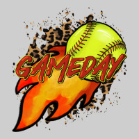 Softball Game Day Leopard Fire And Ball Premium Tee | Teevron