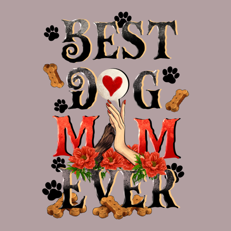 Best Dog Mom Ever Mother's Day Vintage Hoodie by FaDigitalArtStudio | Teevron