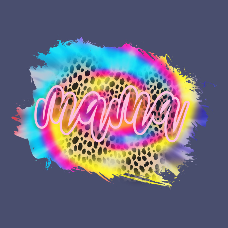 Mama Tie Dye Leopard Vintage Tee by CowCowDesign | Teevron