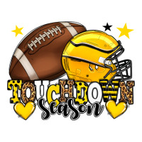 Touchdown Season American Football Yellow Team Premium Tee | Teevron