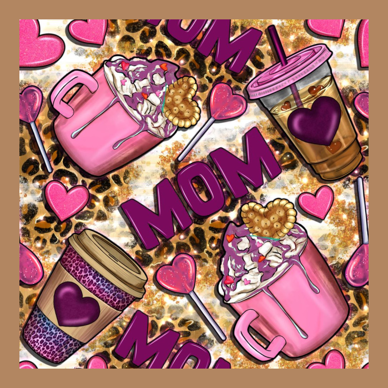 Mom Coffee Cups With Leopard Seamless Pattern Bbs Long Sleeve Tee by BundleAndBundleShop | Teevron