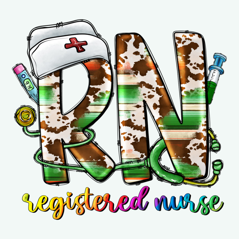 Rn Registered Nurse Premium Hoodie by CowhideDigitalArt | Teevron