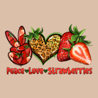 Peace Love Strawberries Urban Heavy Tee | Teevron