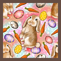 Happy Easter Bunny Seamless Pattern Long Sleeve Tee | Teevron