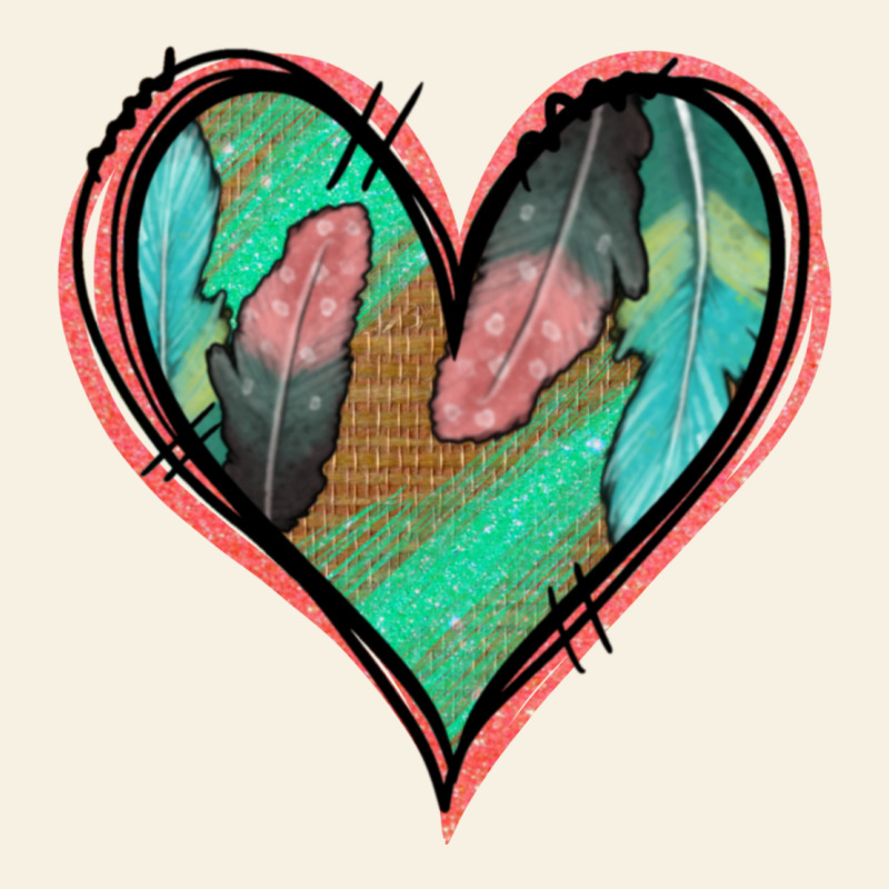 Feather Heart Vintage Tee by Jasminsmagicworld | Teevron