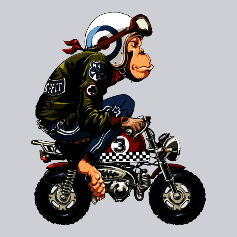 Monkey Bike Cartoon Heavyweight Sweatshirt by artisFamous | Teevron