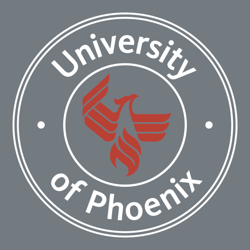 University Of Phoenix White Red Heavyweight Sweatshirt by artisFamous | Teevron