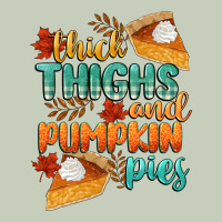 Thick Thighs And Pumpkin Pies Ladies Tee | Teevron