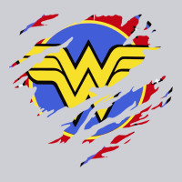 Tear Off Wonder Woman Shield Heavyweight Sweatshirt | Teevron