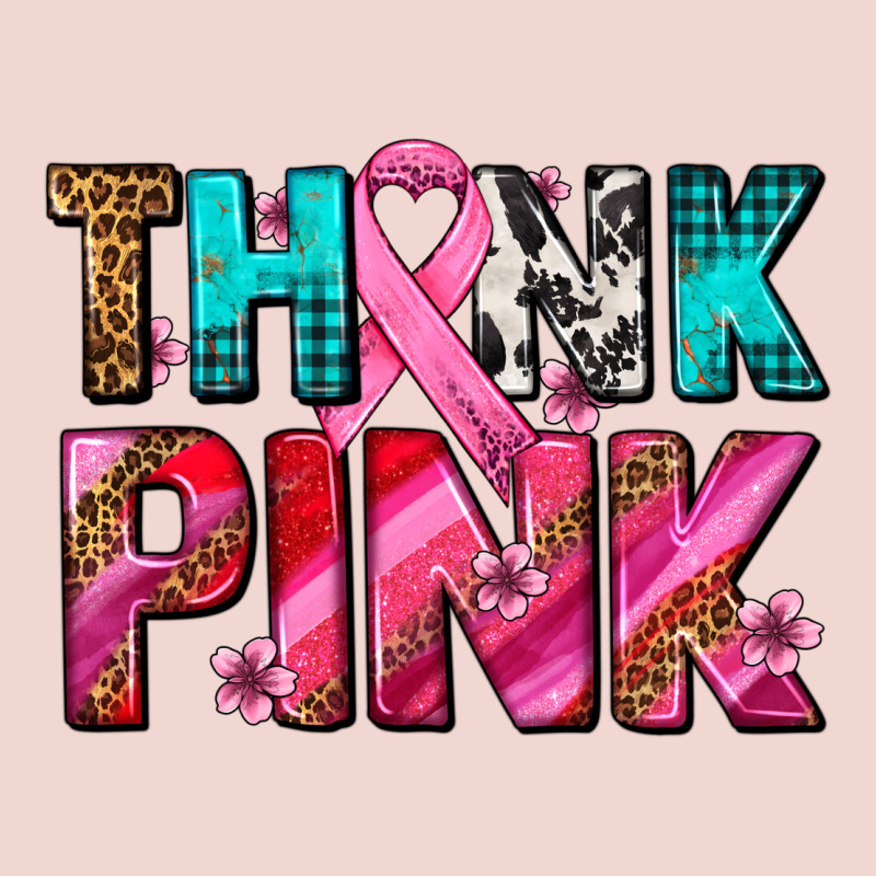 Think Pink Cancer Ribbon Premium Sweatshirt by AdoDesignShop | Teevron