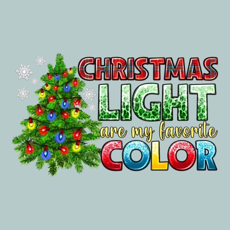 Christmas Light Are My Favorite Color Heavy Core Tee by NancyCooperArtShop | Teevron