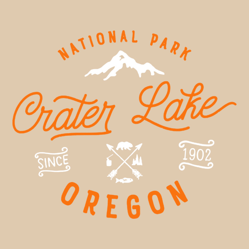 Crater Lake Oregon National Park Vintage Retro Heavyweight Sweatshirt by artisFamous | Teevron