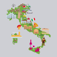 Italy Map Heavyweight Sweatshirt | Teevron