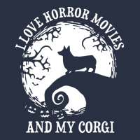 I Love Horror Movies And My Corgi Funny Corgi Heavyweight Sweatshirt | Teevron