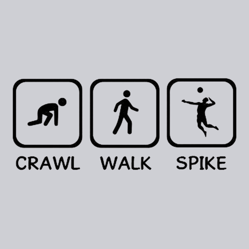 Crawl Walk Spike Volleyball Heavyweight Sweatshirt by artisFamous | Teevron