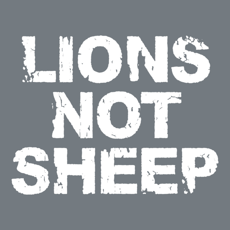 Lions Not Sheep Heavyweight Sweatshirt by artisFamous | Teevron
