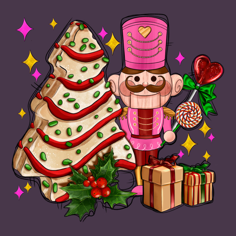 Christmas Tree Cake And Nutcracker With Gifts Ado Heavyweight Hoodie by AdoDesignShop | Teevron