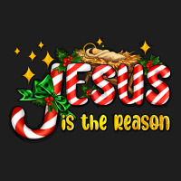 Jesus Is The Reason With Christmas Candy Ado Heavyweight Hoodie | Teevron