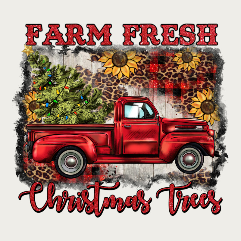 Farm Fresh Christmas Trees Zipper Hoodie by BarkalooDesign | Teevron