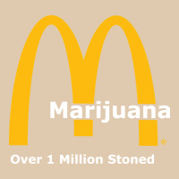 Marijuana Over 1 Million Stoned Heavyweight Sweatshirt | Teevron